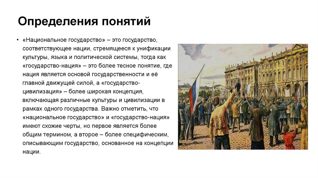 Определения понятий