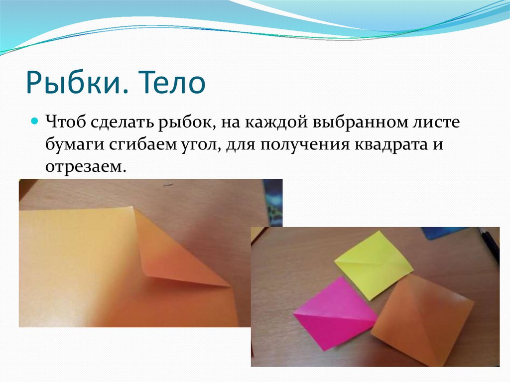 Рыбки. Тело