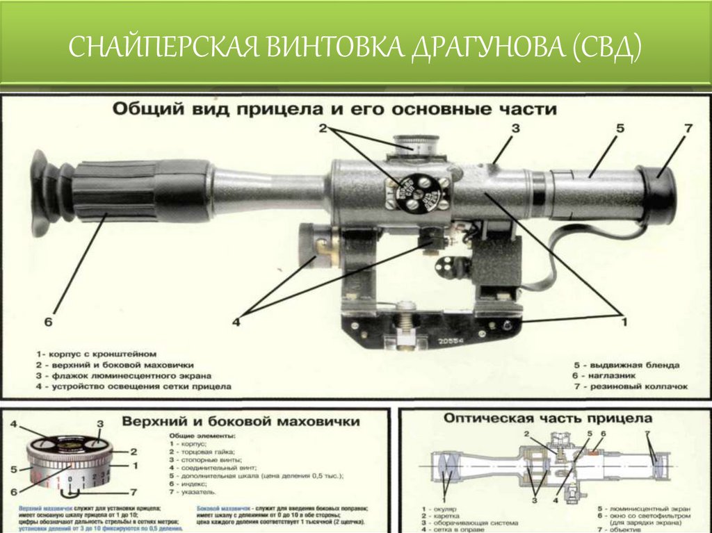 СНАЙПЕРСКАЯ ВИНТОВКА ДРАГУНОВА (СВД)