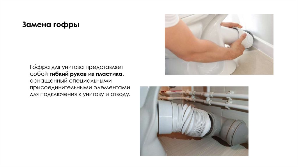 Замена гофры