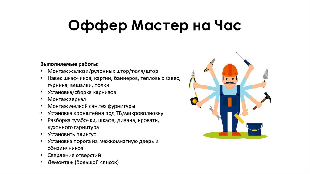 Оффер Мастер на Час
