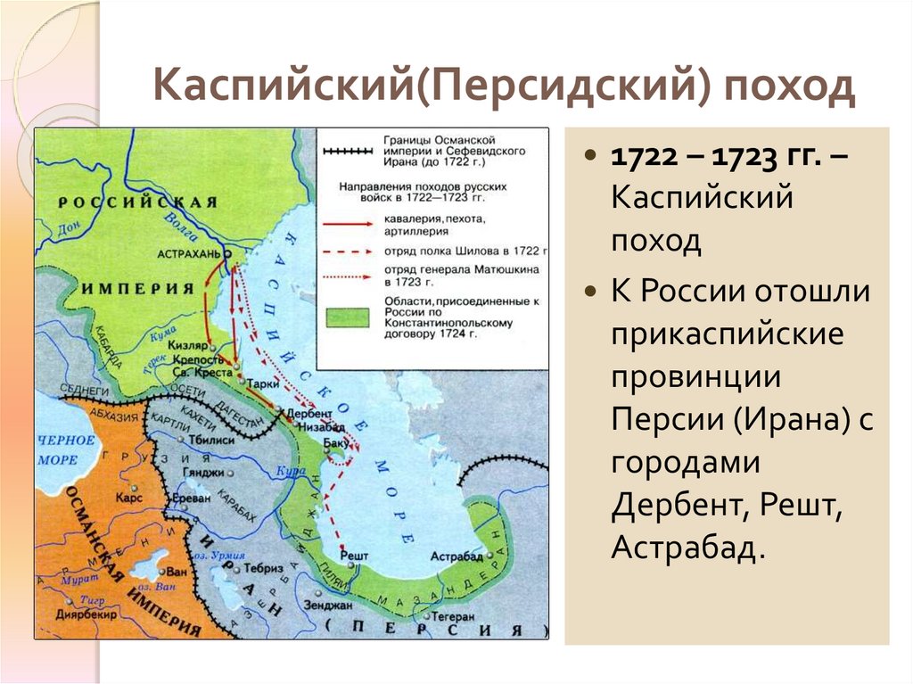 Каспийский(Персидский) поход