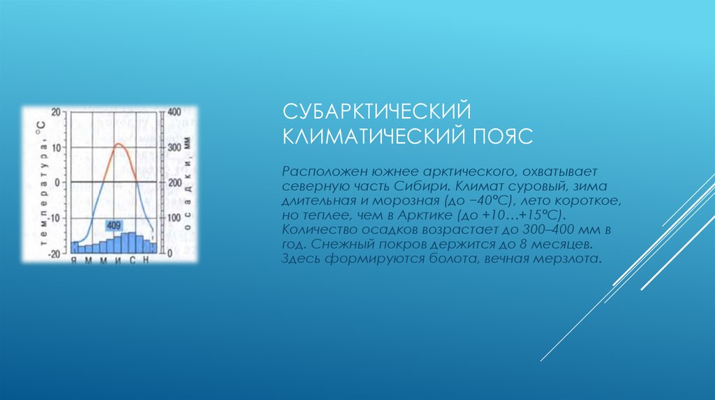 субАрктический климатический пояс