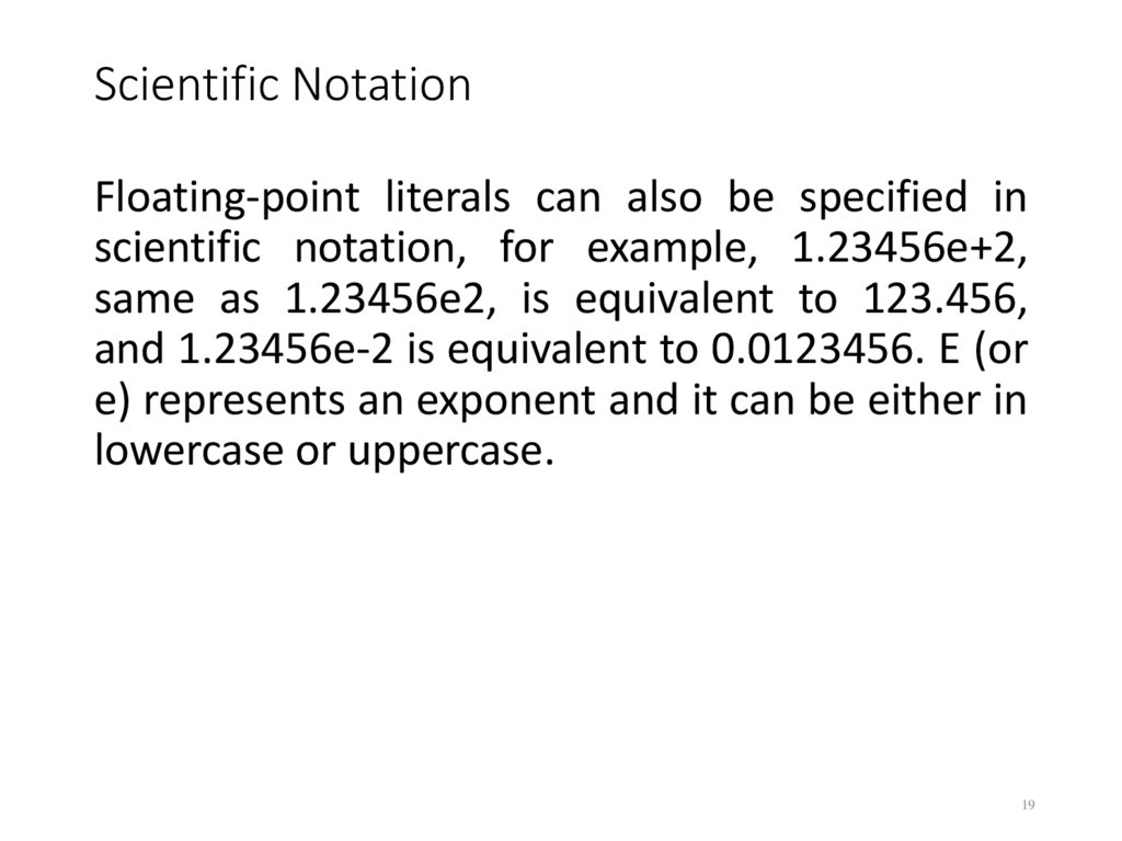 Scientific Notation