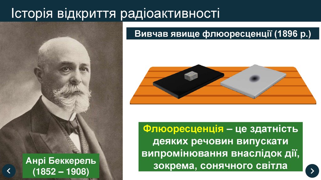 Історія відкриття радіоактивності