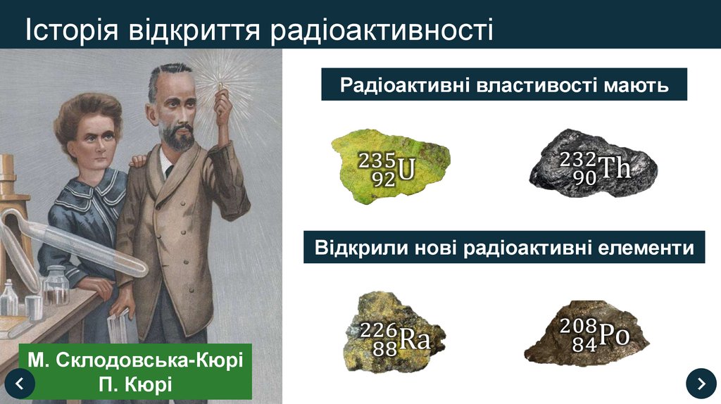 Історія відкриття радіоактивності