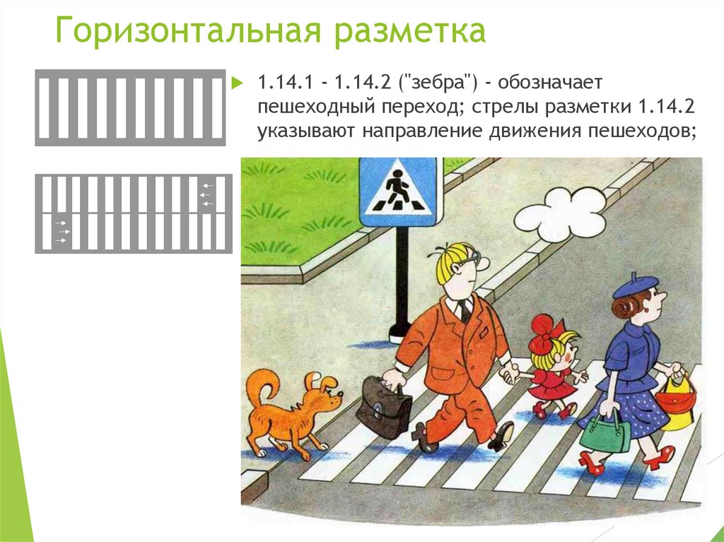 Горизонтальная разметка