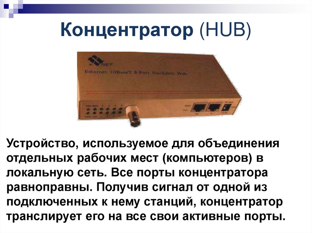 Концентратор (HUB)