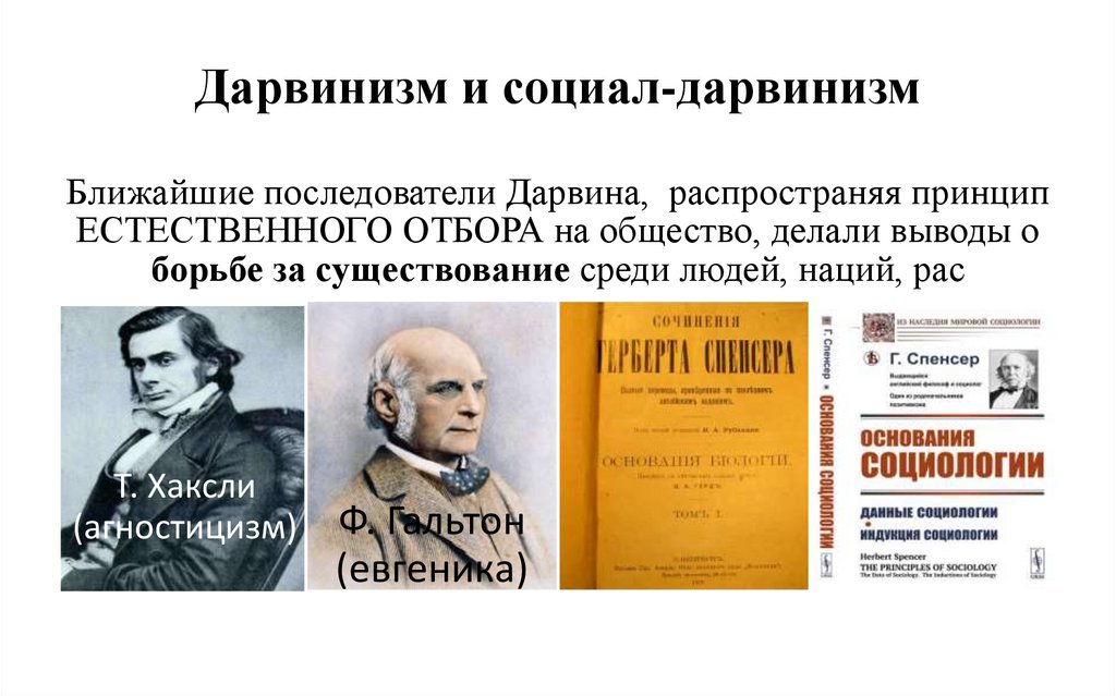 Дарвинизм и социал-дарвинизм