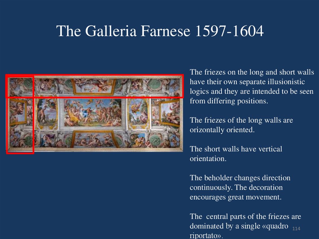 The Galleria Farnese 1597-1604