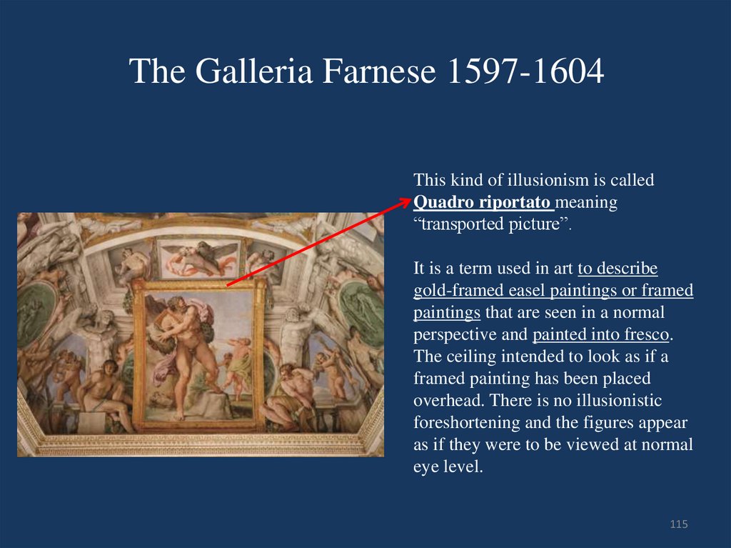 The Galleria Farnese 1597-1604