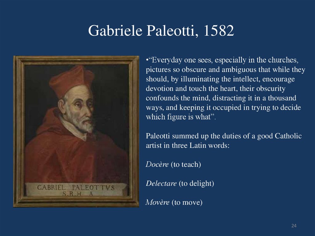 Gabriele Paleotti, 1582