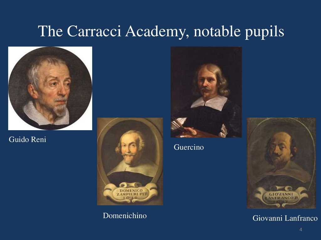 The Carracci Academy, notable pupils