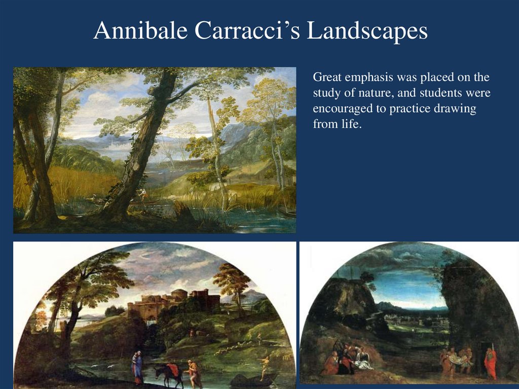 Annibale Carracci’s Landscapes