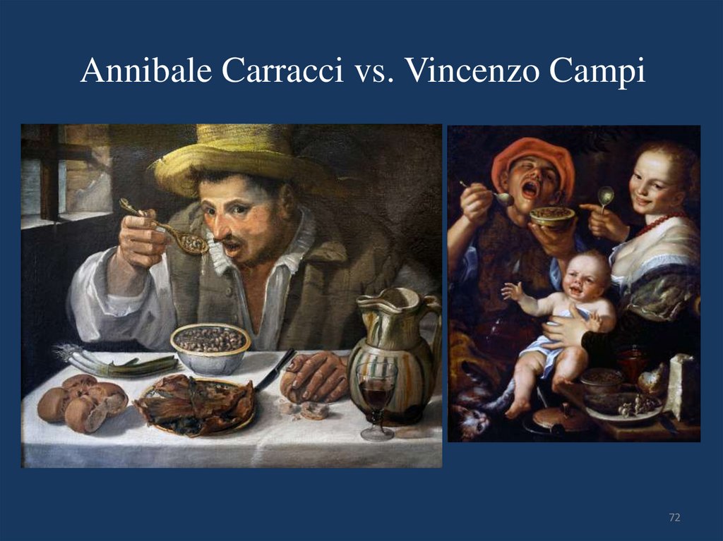 Annibale Carracci vs. Vincenzo Campi