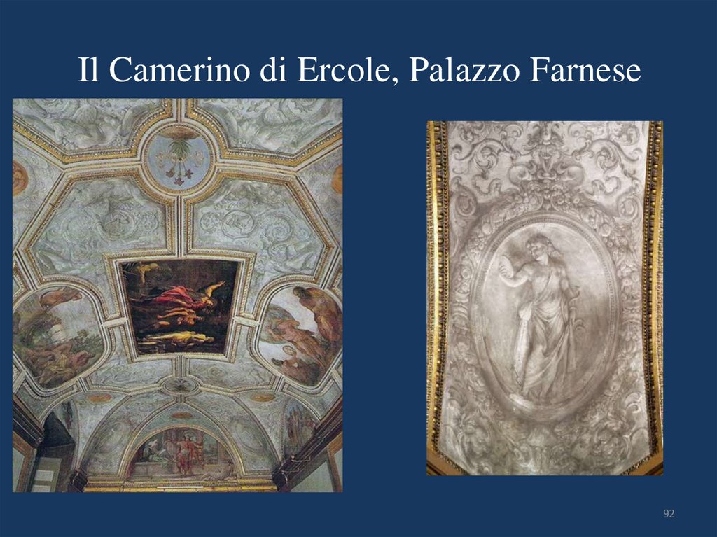 Il Camerino di Ercole, Palazzo Farnese