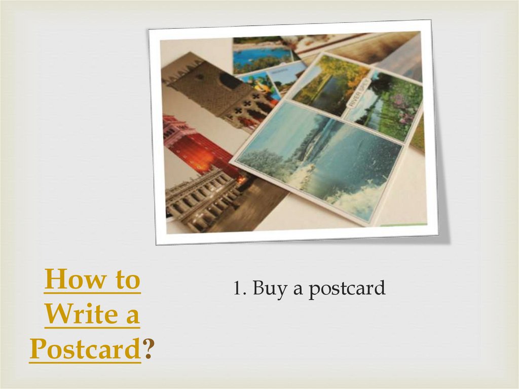 How to Write a Postcard?