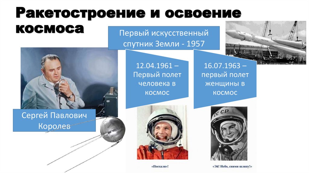 Ракетостроение и освоение космоса