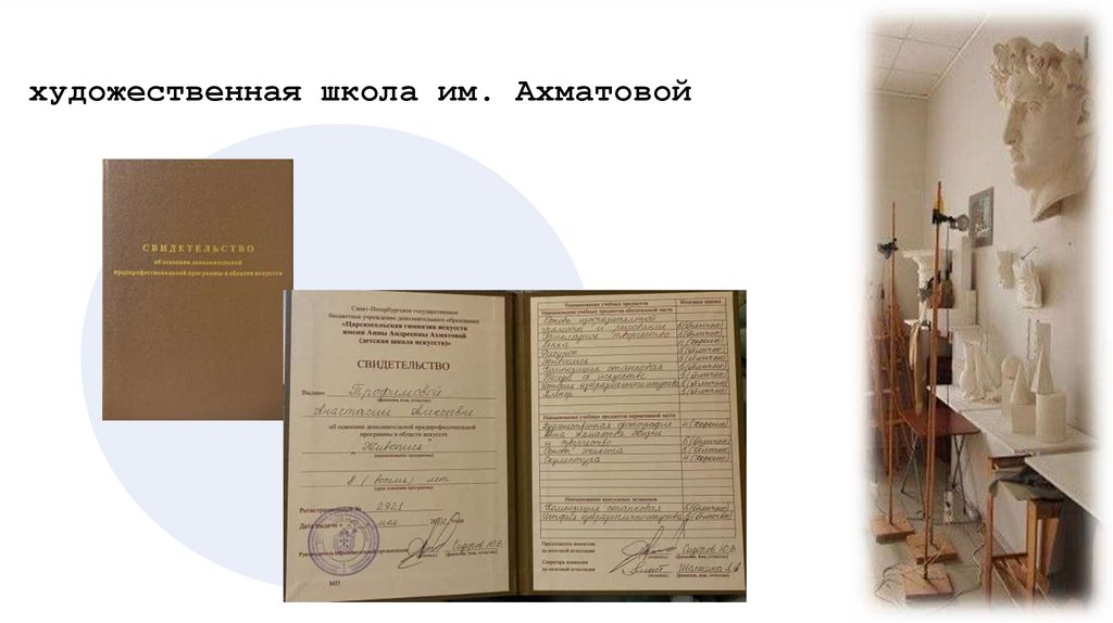 художественная школа им. Ахматовой