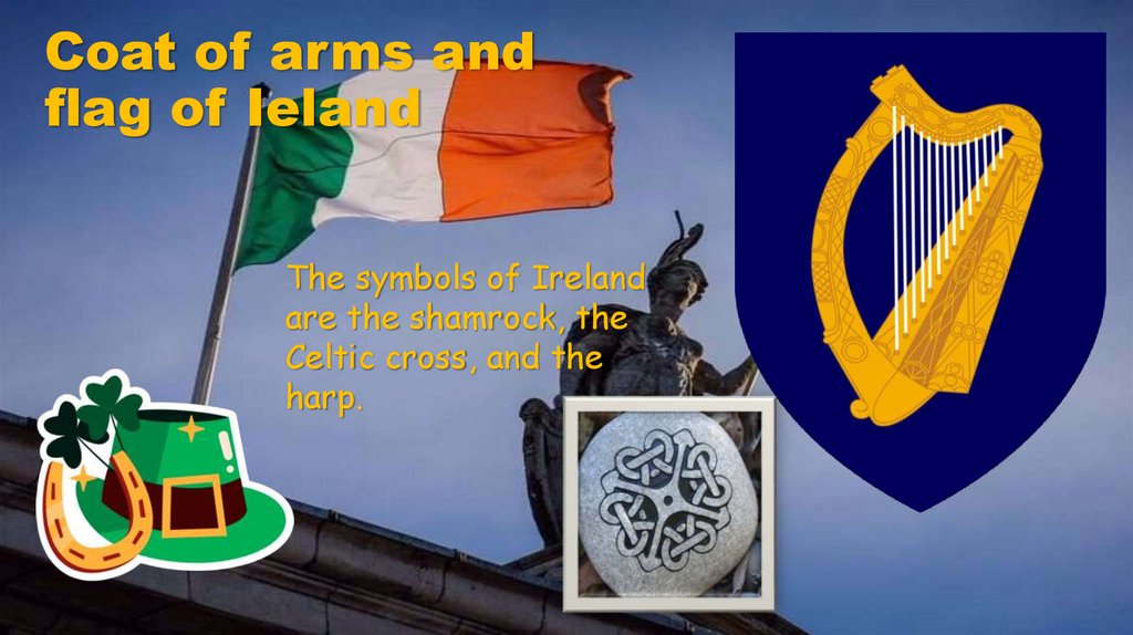 Coat of arms and flag of Ieland
