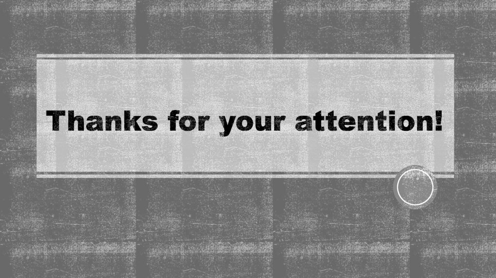 Thanks for your attention!