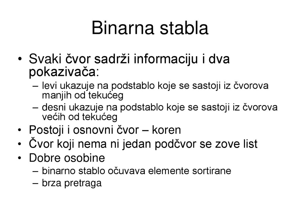 Binarna stabla