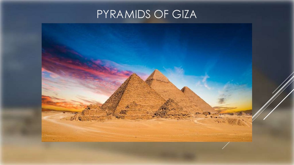 pyramids of Giza