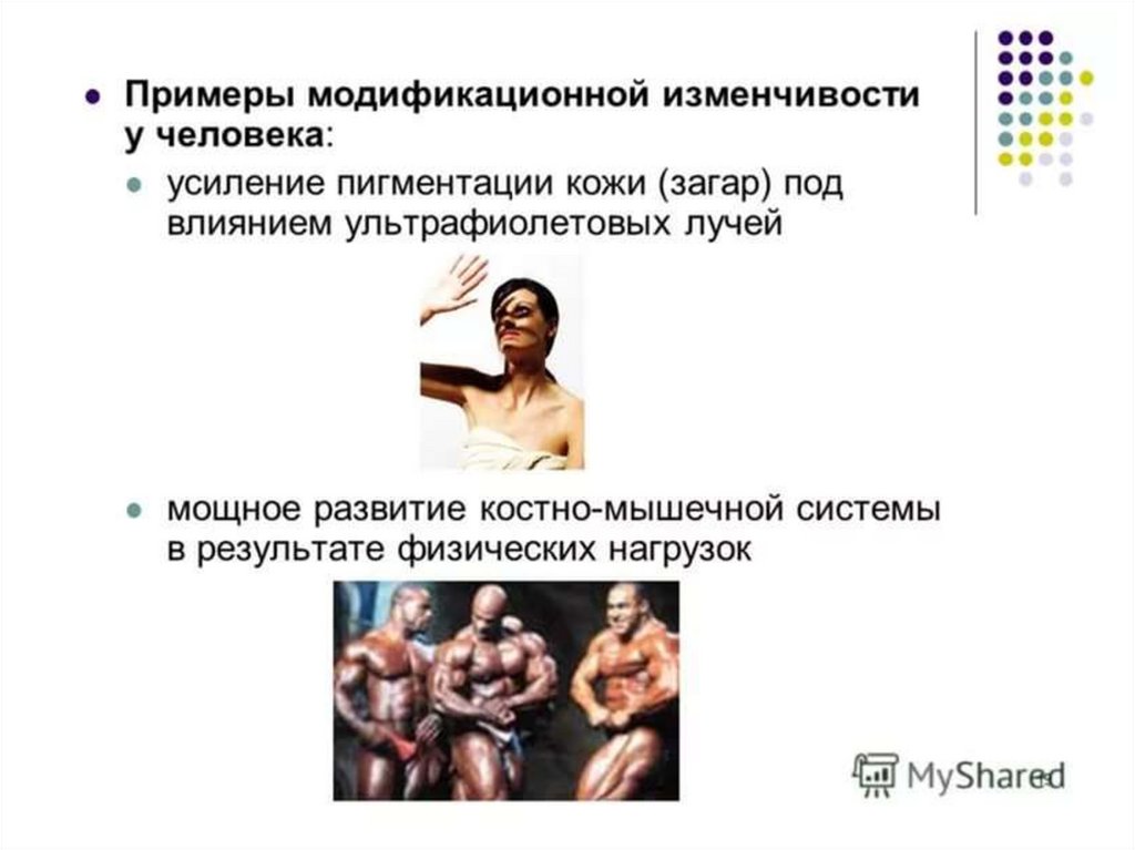 Групповой характер изменений