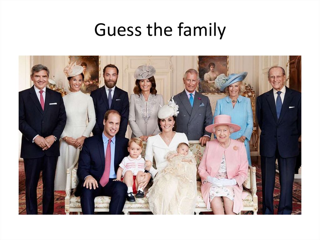 Guess the family