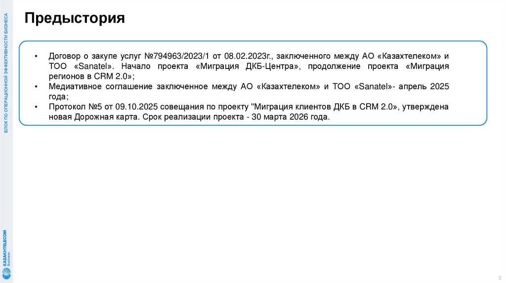 Предыстория