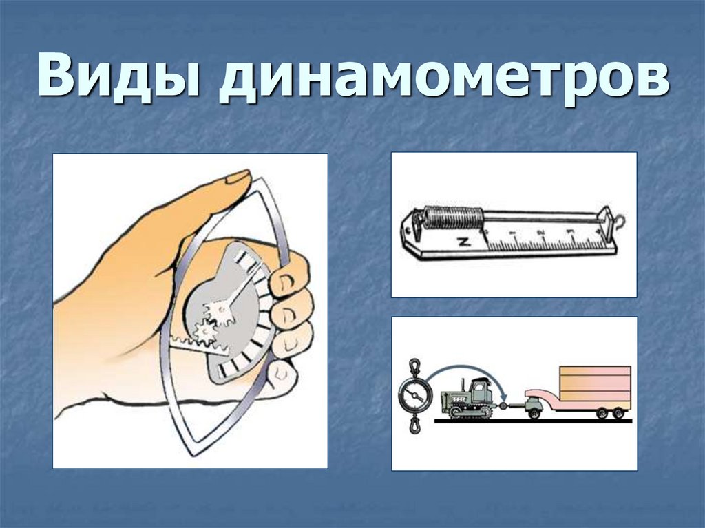 Виды динамометров