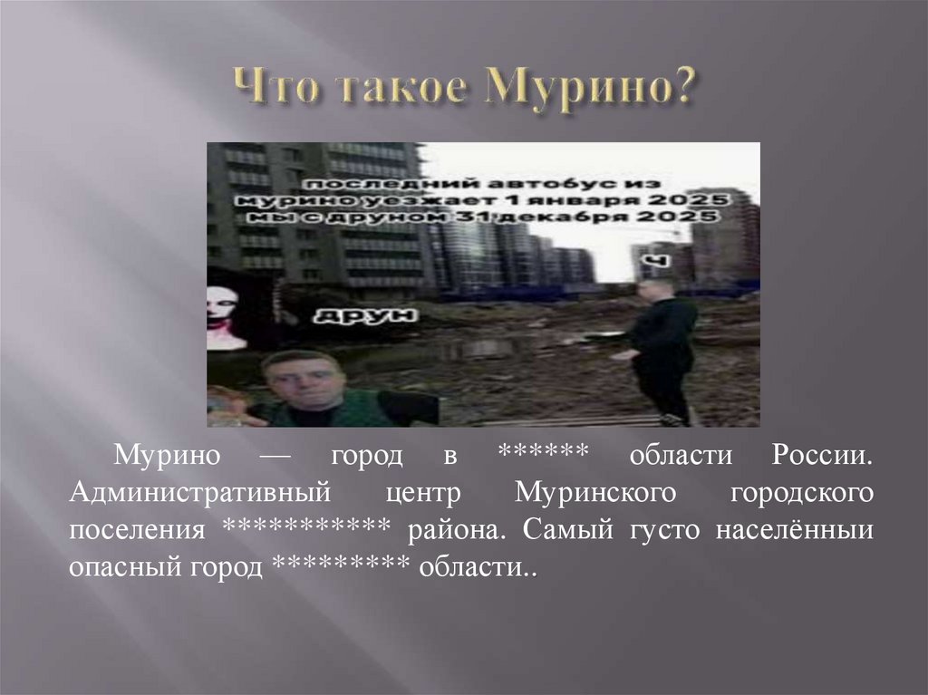 Что такое Мурино?