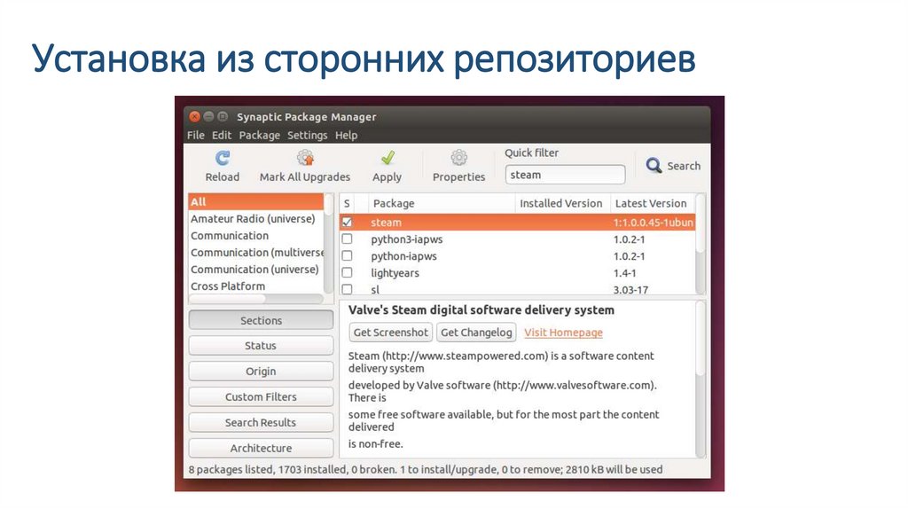 Установка из сторонних репозиториев