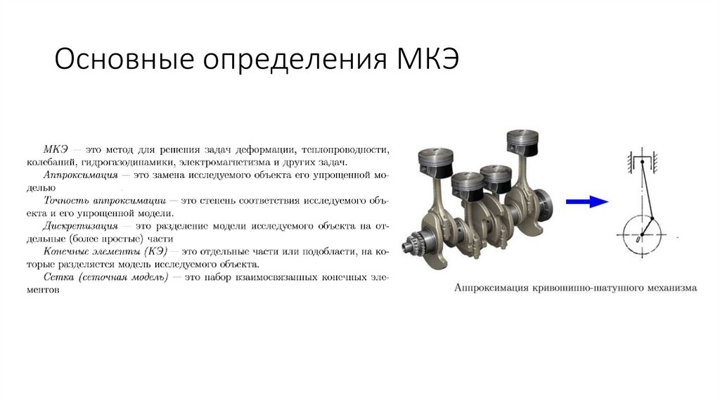 Основные определения МКЭ