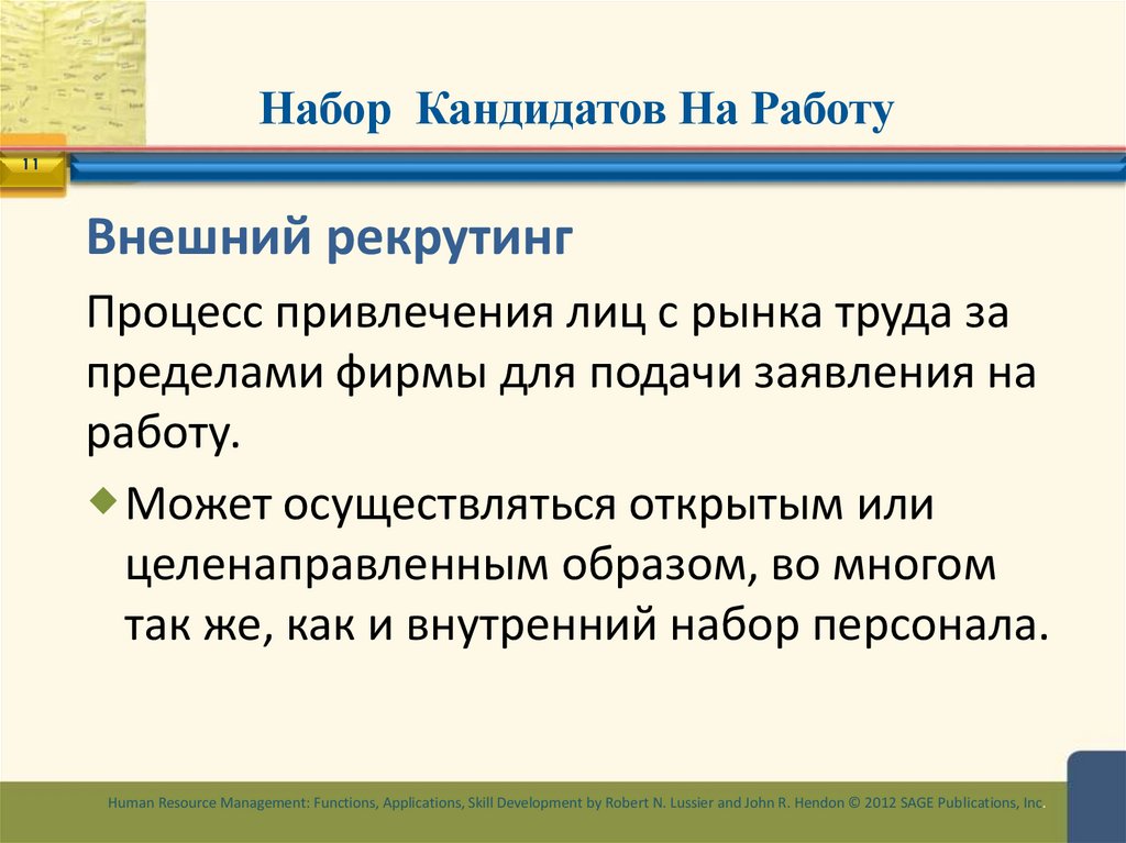 Набор Кандидатов На Работу