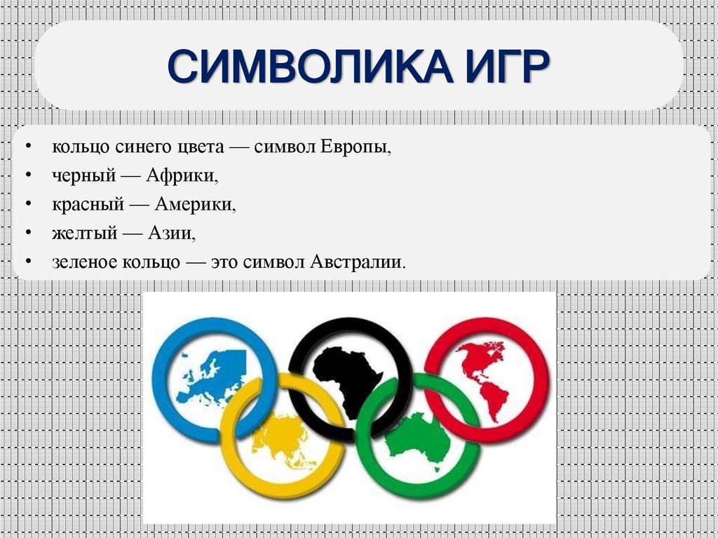 СИМВОЛИКА ИГР