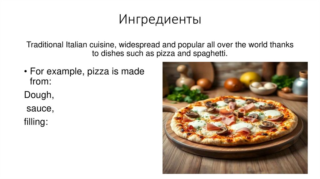 Ингредиенты