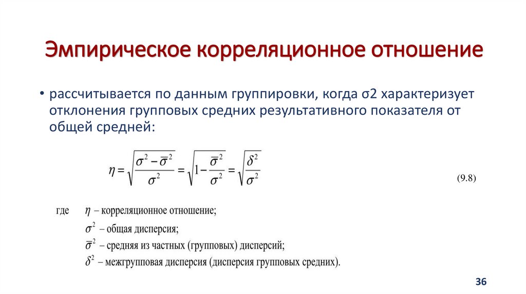 Эмпирическое корреляционное отношение
