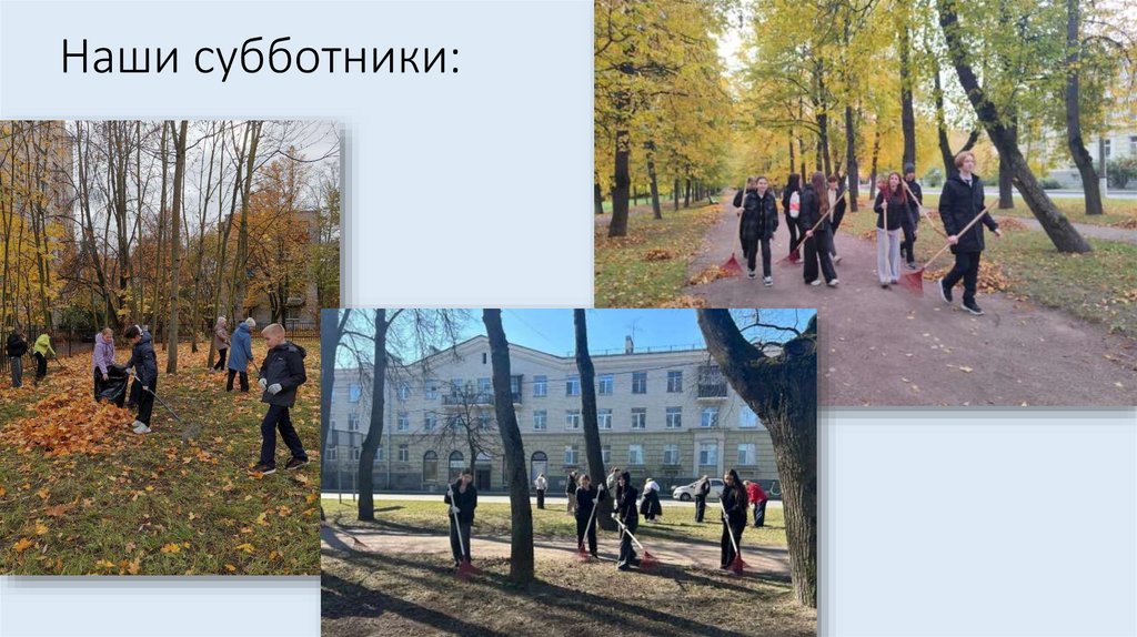 Наши субботники: