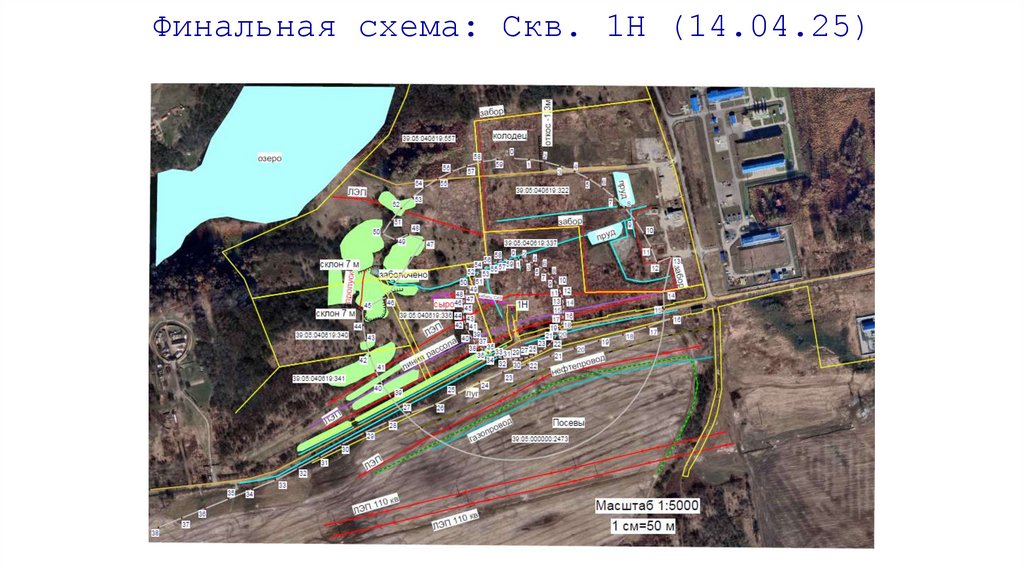 Финальная схема: Скв. 1Н (14.04.25)