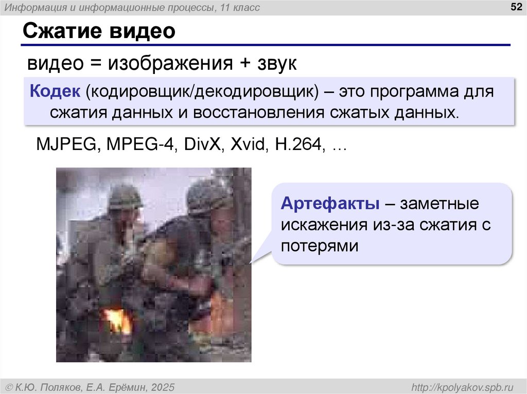 Сжатие видео