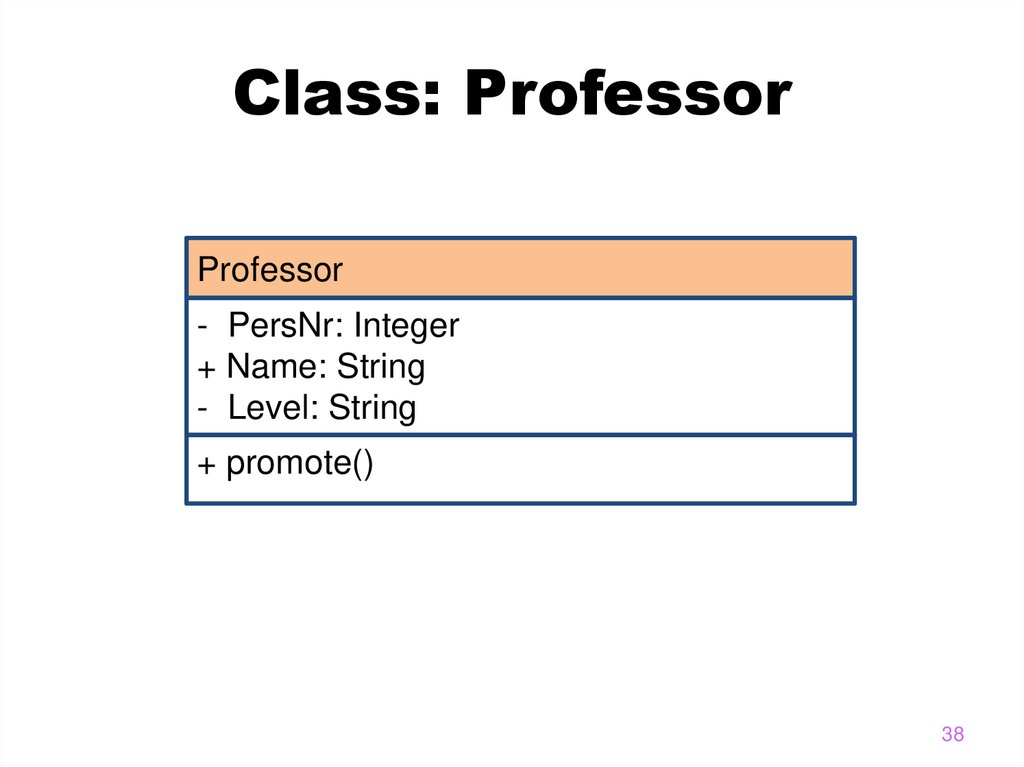 Class: Professor