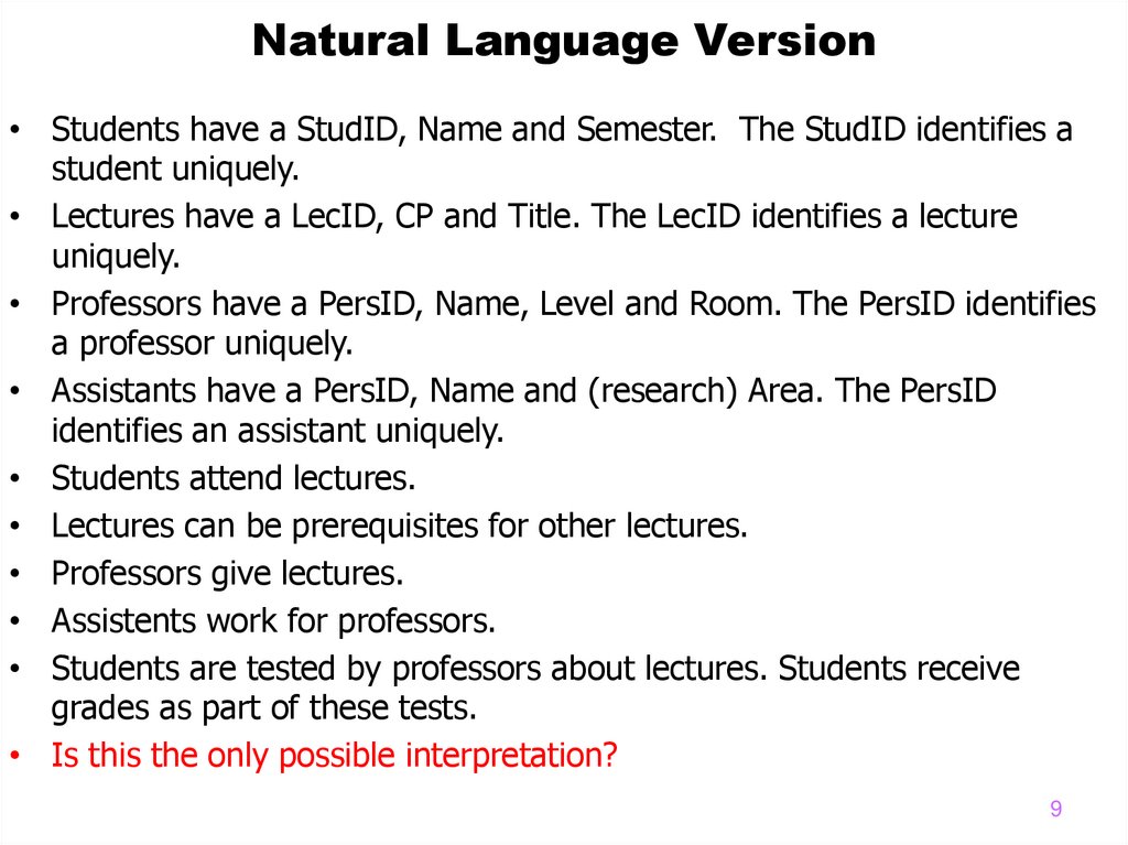 Natural Language Version