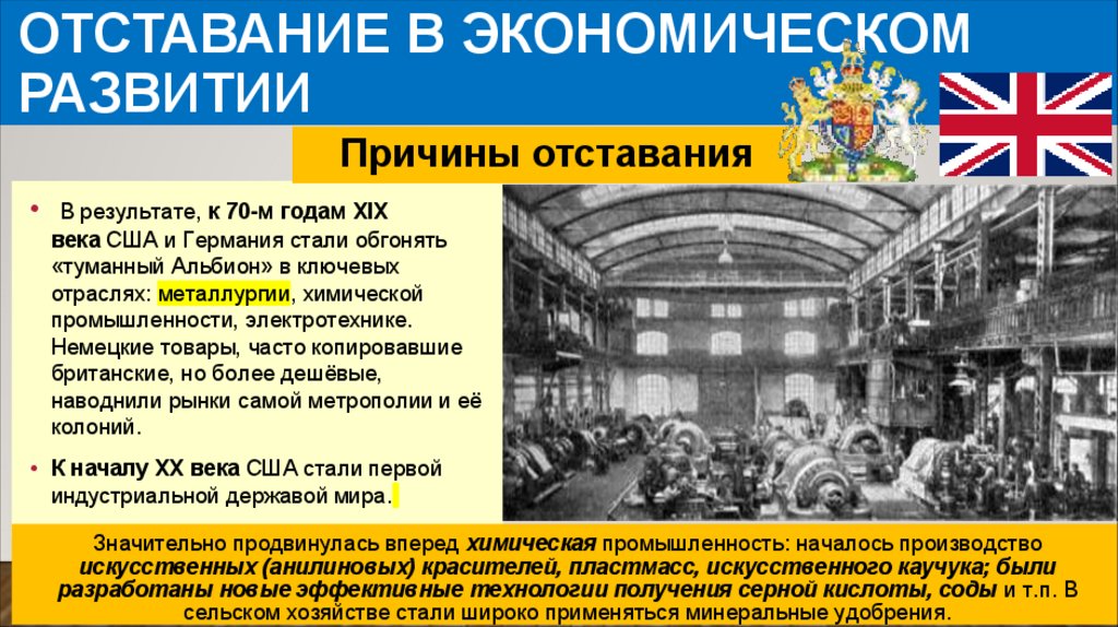 Отставание в экономическом развитии