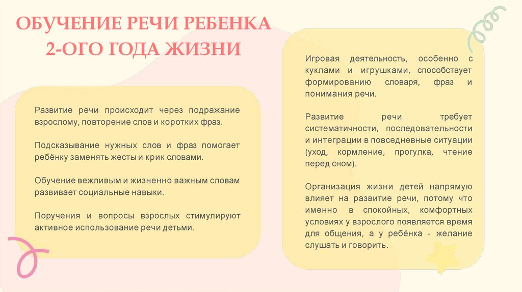 ОБУЧЕНИЕ РЕЧИ РЕБЕНКА 2-ОГО ГОДА ЖИЗНИ