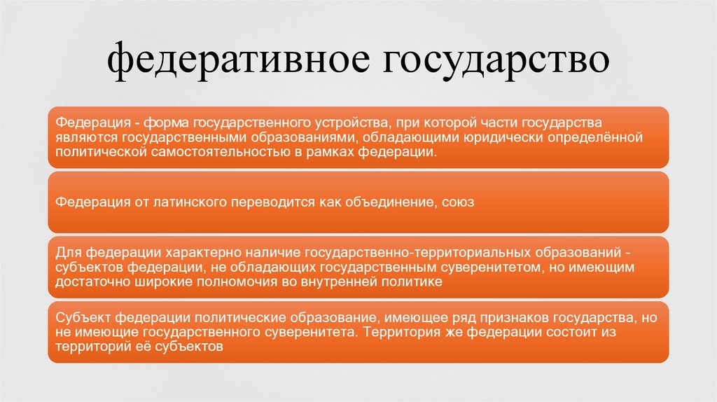 федеративное государство