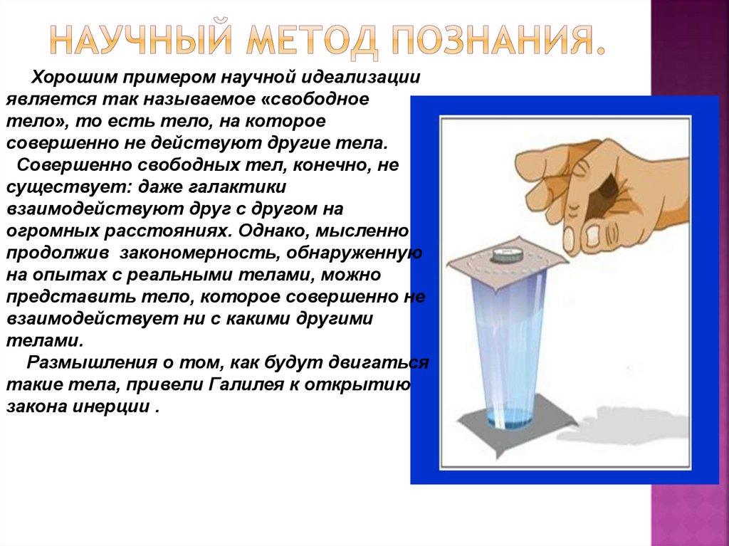 Научный метод познания.