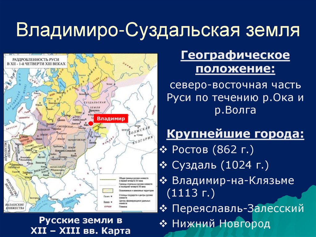 Владимиро-Суздальская земля