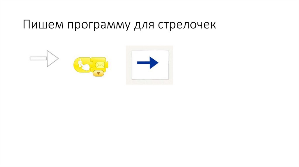 Пишем программу для стрелочек
