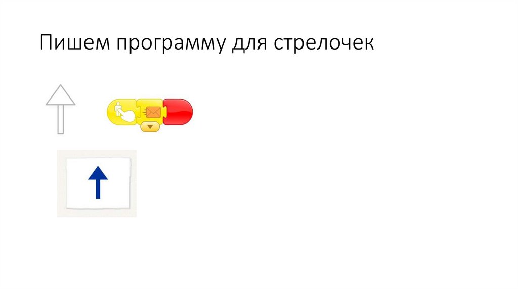 Пишем программу для стрелочек
